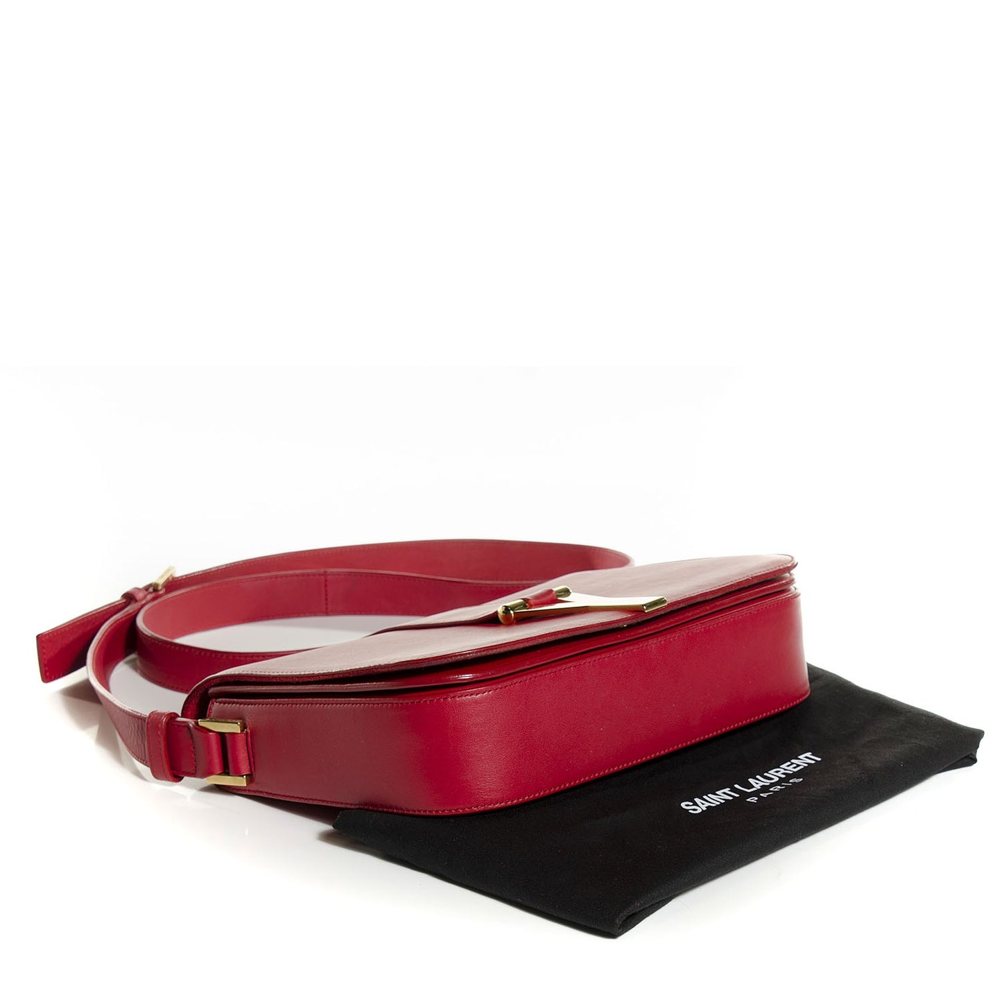 Calfskin Classic Y Satchel Red