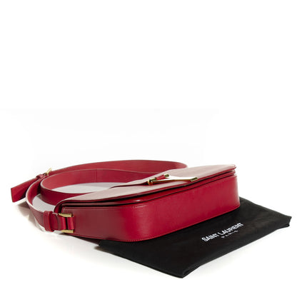Saint Laurent Calfskin Classic Y Satchel Red 4 of 8