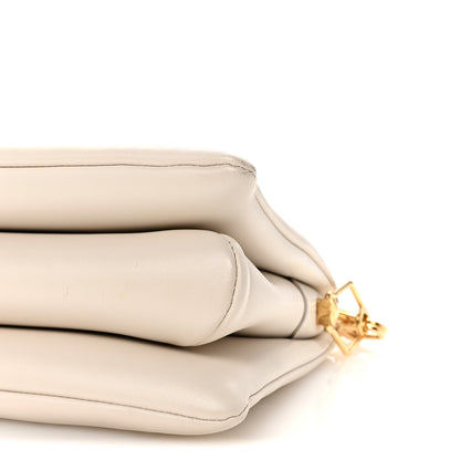 Louis Vuitton Lambskin Embossed Monogram Coussin PM Beige Cream 9 of 10