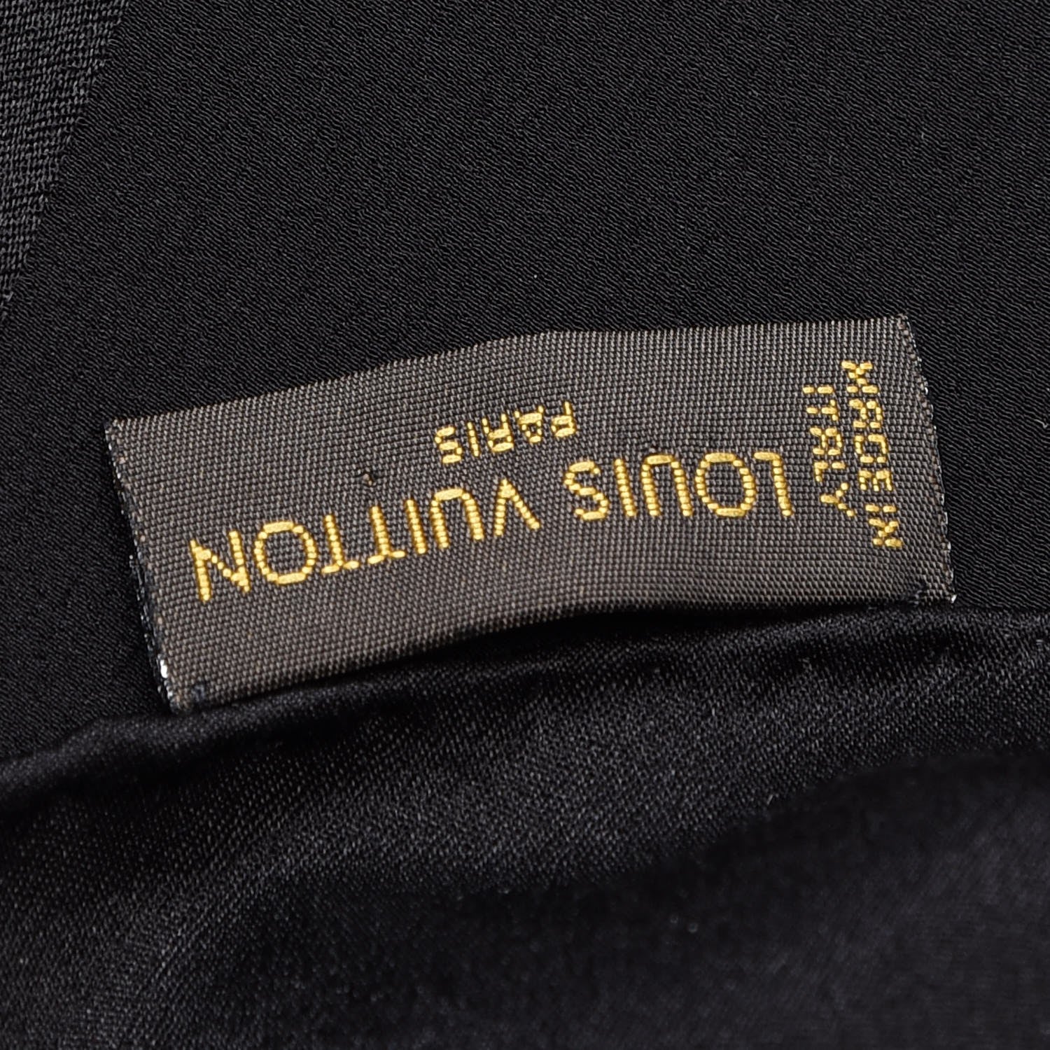 Louis Vuitton Silk Monogram Monaco Square Scarf Black 5 of 6