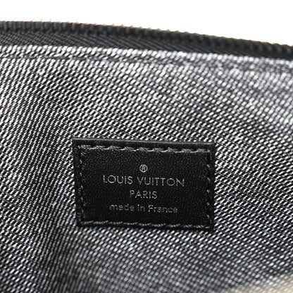 Louis Vuitton Lambskin Embossed Monogram Coussin MM Black Gray 8 of 11