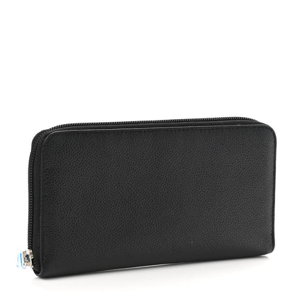 Chanel Caviar Large Timeless CC Zip Around Wallet Black 3 of 11