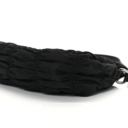 Prada Tessuto Nylon Gaufre Wristlet Black 23 of 24