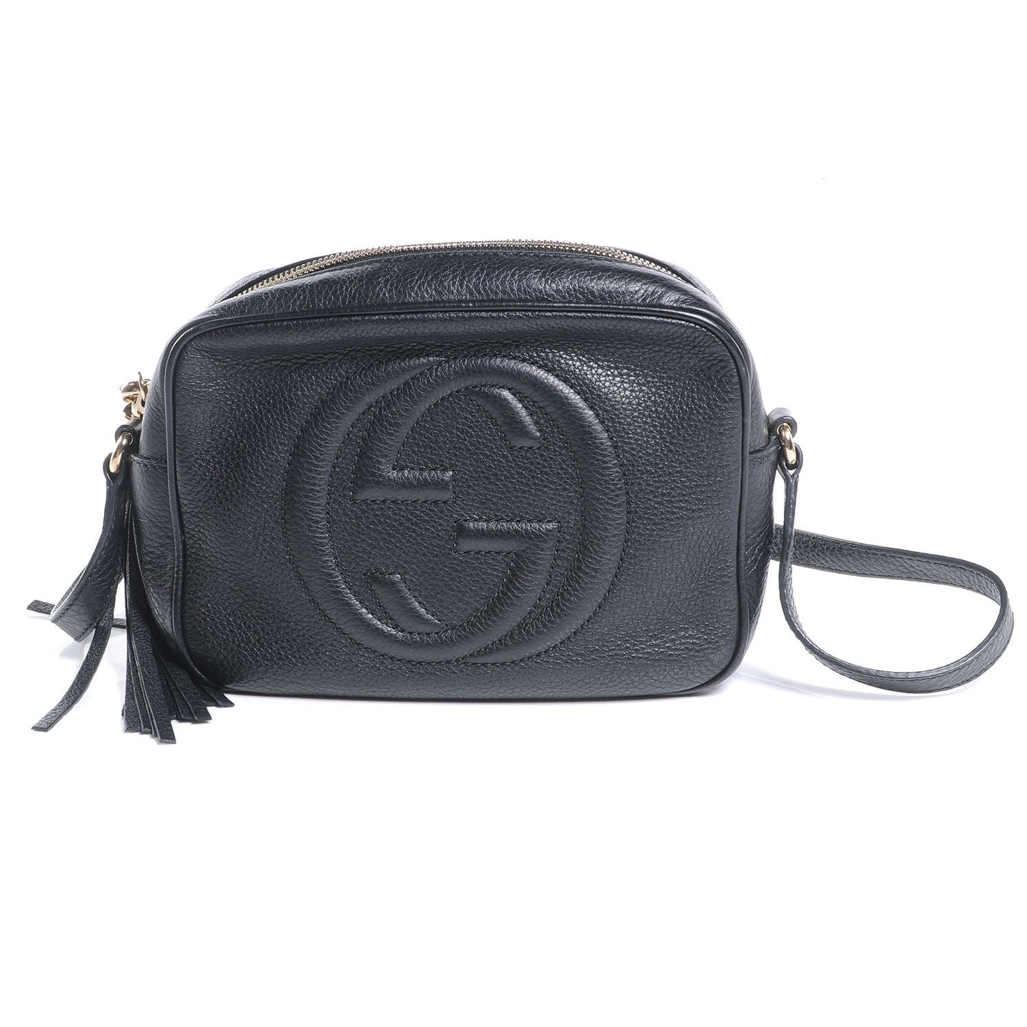 Gucci Pebbled Calfskin Small Soho Disco Bag Black 1 of 7