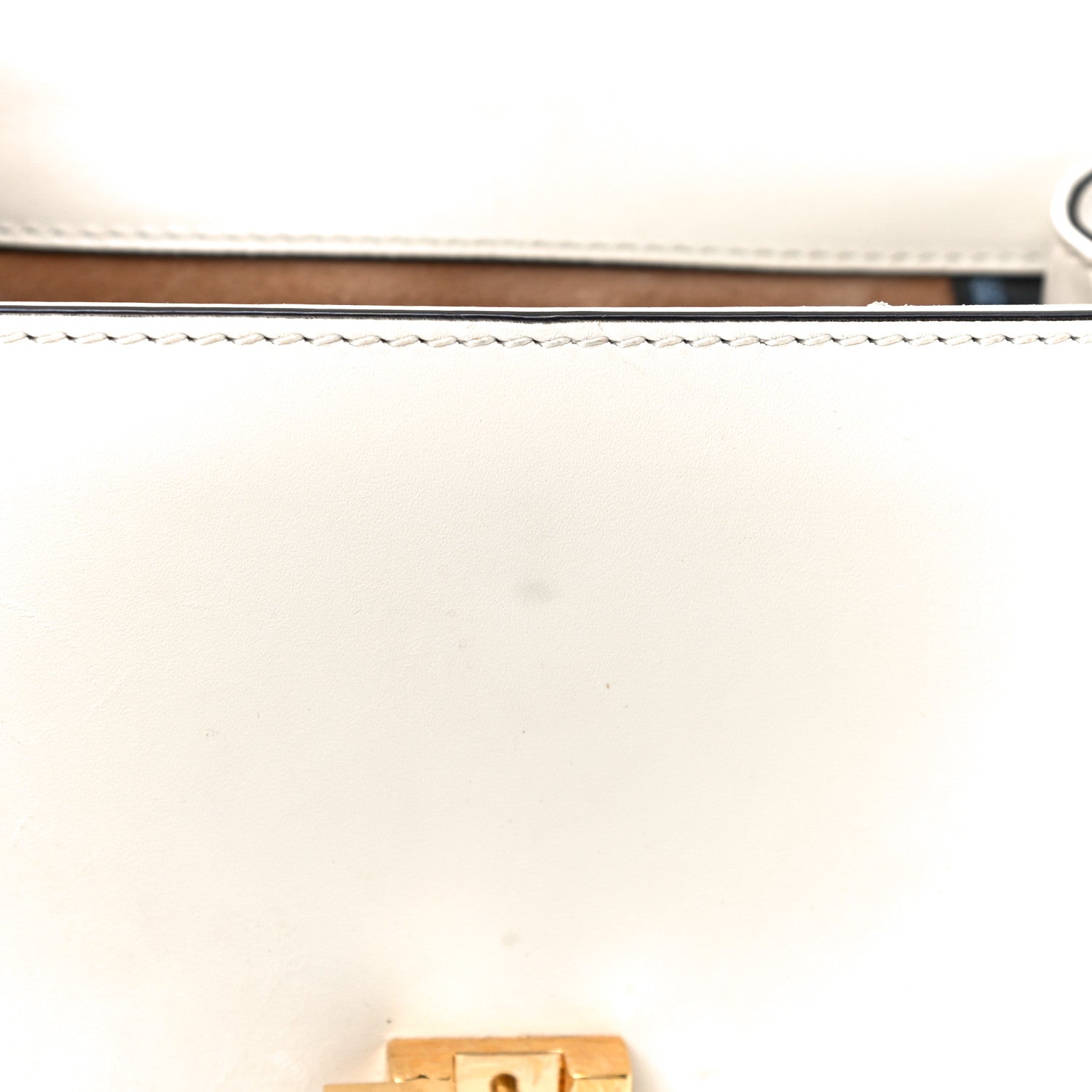 Gucci Calfskin Mini Sylvie Top Handle Bag White 13 of 22
