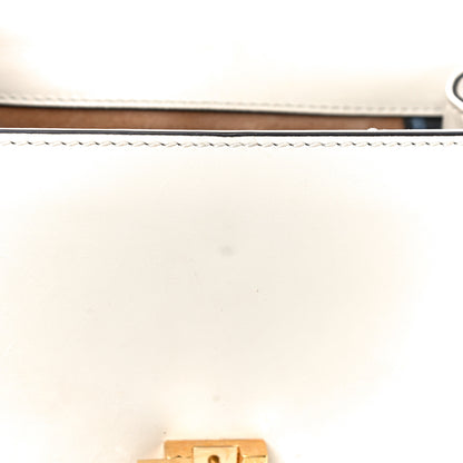 Gucci Calfskin Mini Sylvie Top Handle Bag White 13 of 22