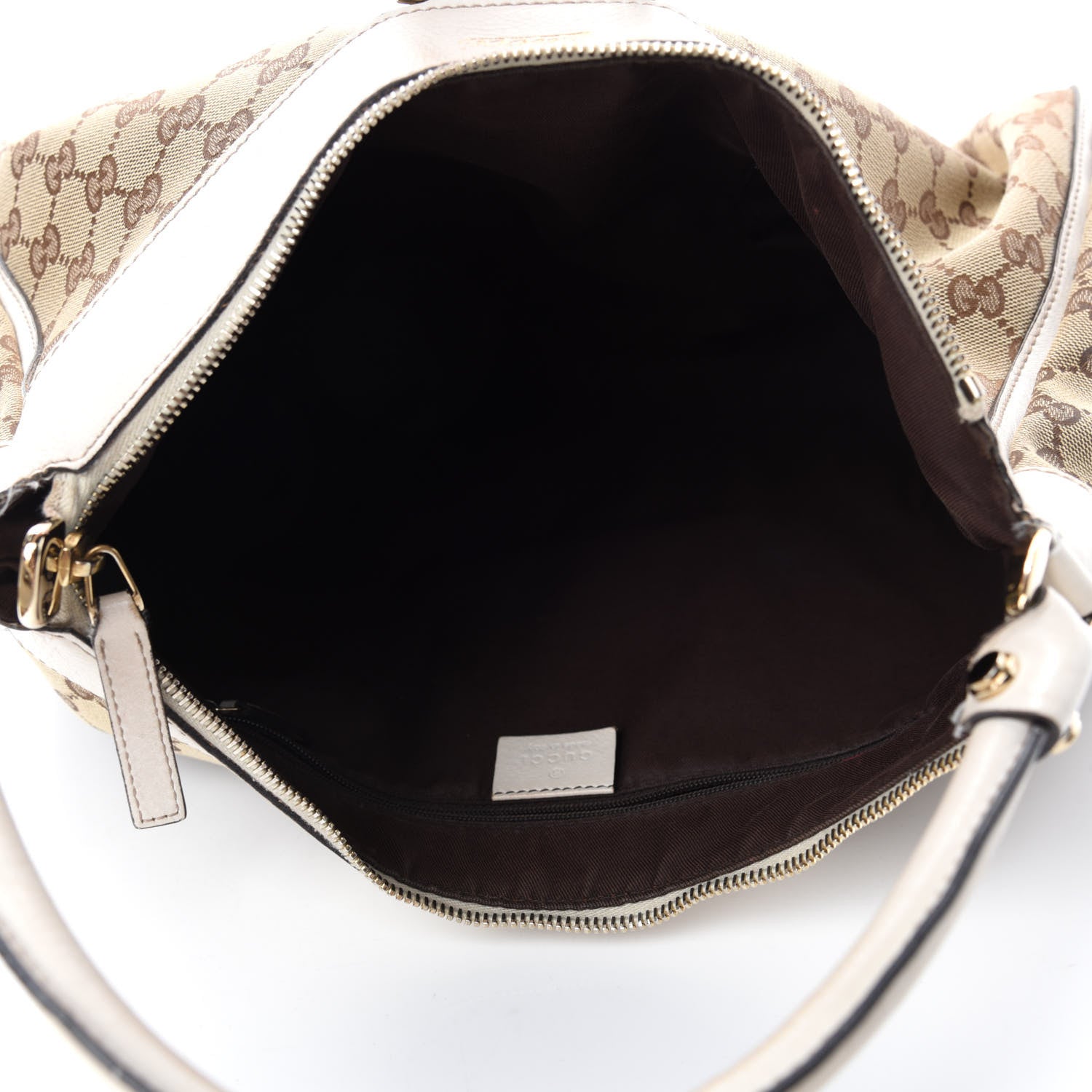 Gucci Monogram Large D Gold Hobo Off White 5 of 11