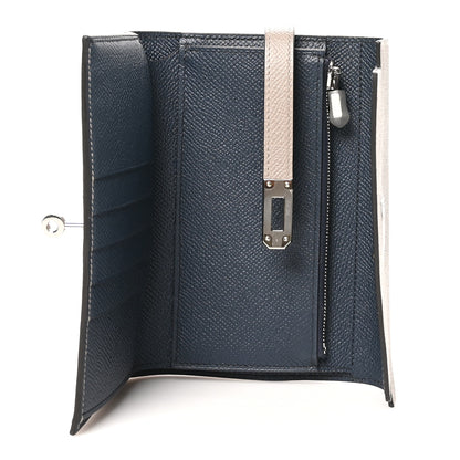 Hermes Epsom Verso Medium Kelly Wallet Gris Asphalt Bleu Indigo 5 of 12