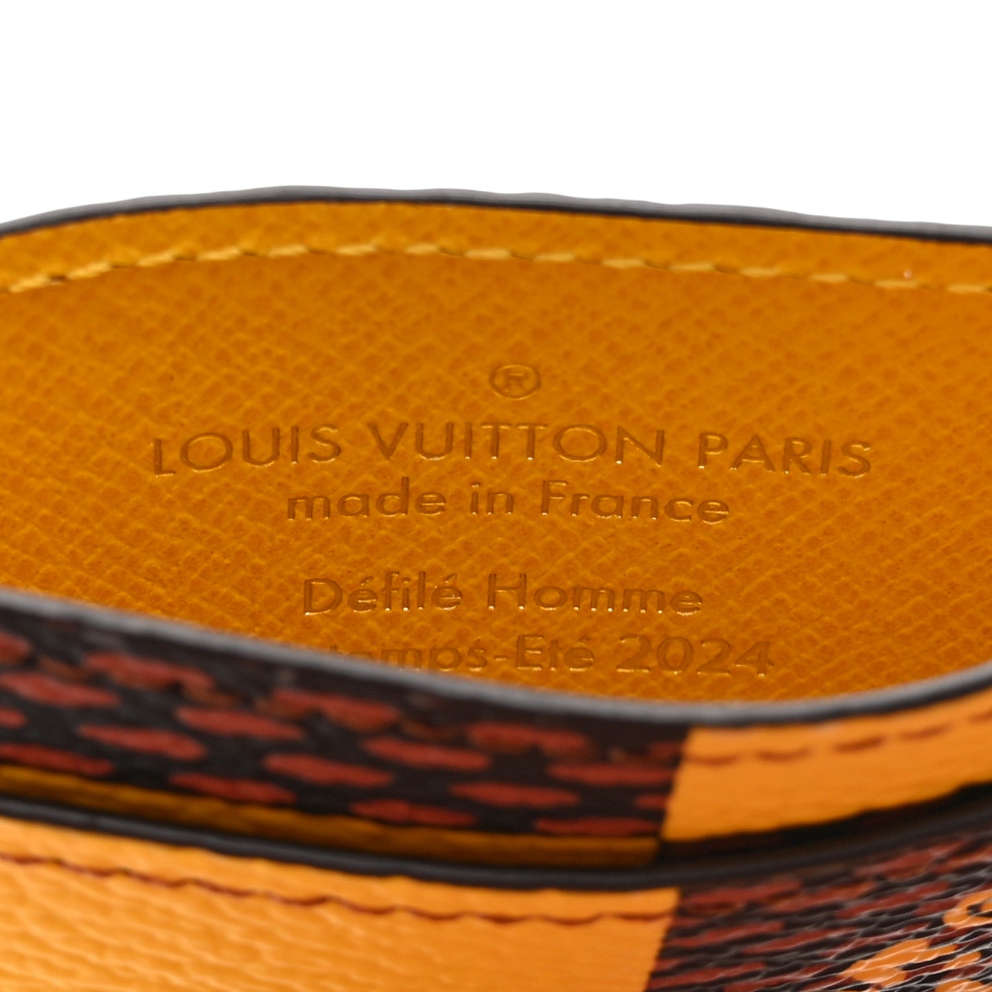 Damier Pop Porte Cartes Simple Card Holder Yellow