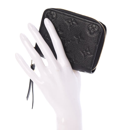 Louis Vuitton Empreinte Zippy Coin Purse Black 2 of 7