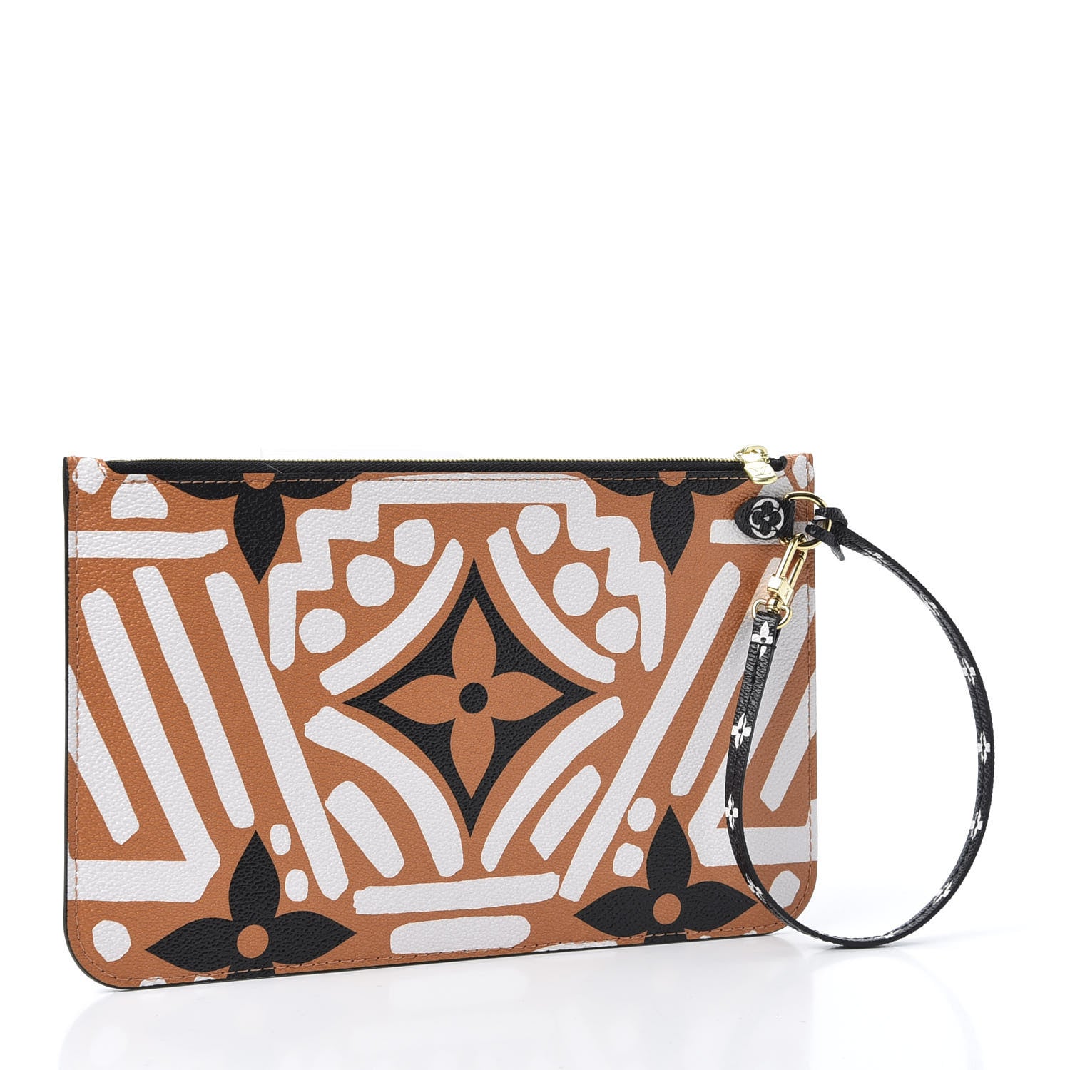 Louis Vuitton Monogram Giant Crafty Neverfull MM GM Pochette Creme Caramel 2 of 8