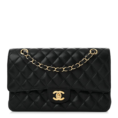 Chanel Caviar Quilted Medium Double Flap Black 1 of 11