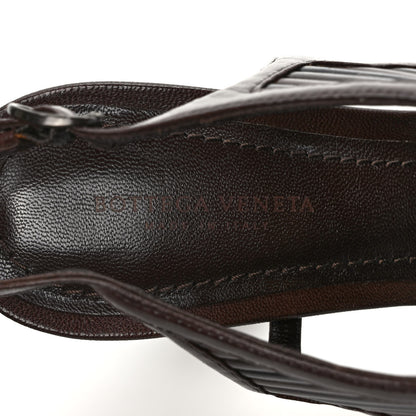 Bottega Veneta Nappa Intrecciato Thong Pumps 37.5 Brown 7 of 7