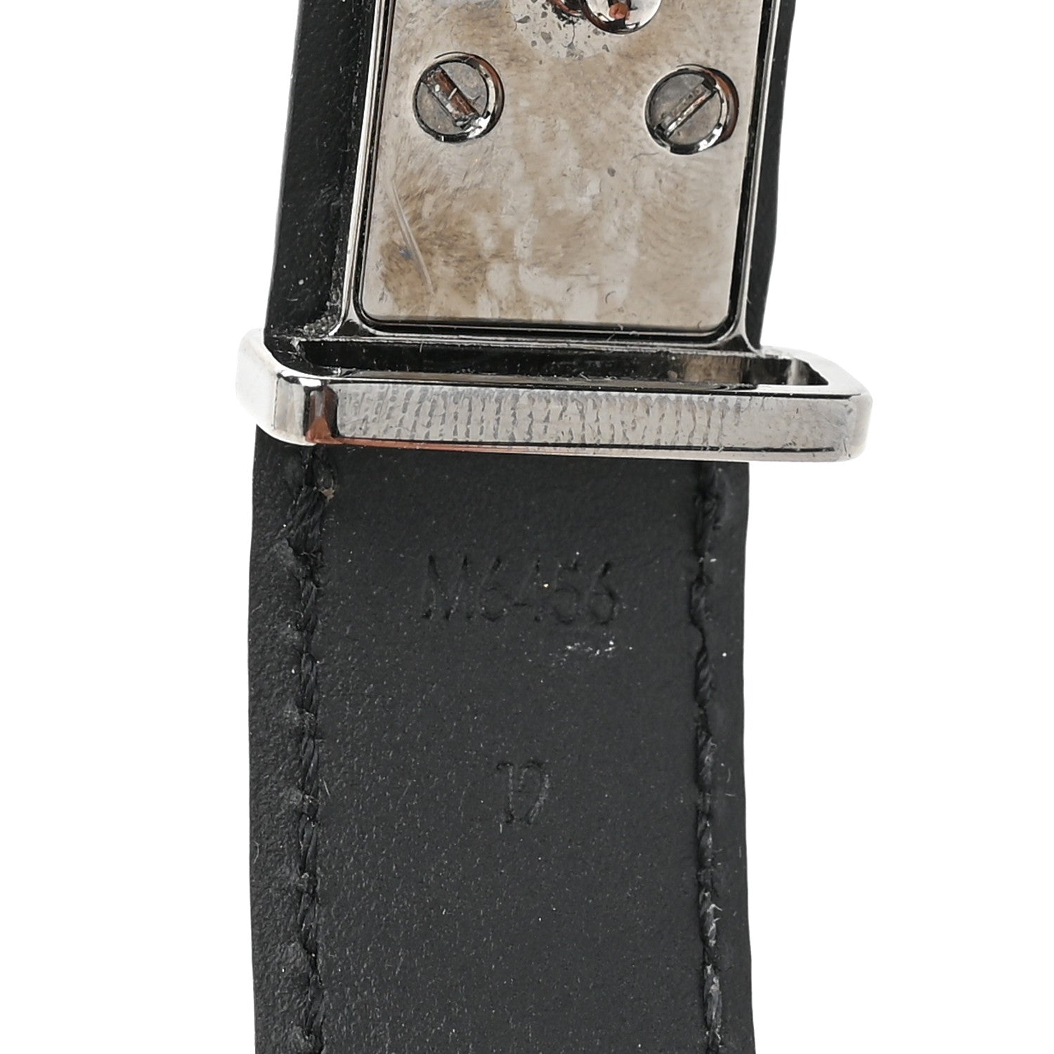 Louis Vuitton Monogram Eclipse LV Slim Bracelet 19 6 of 7