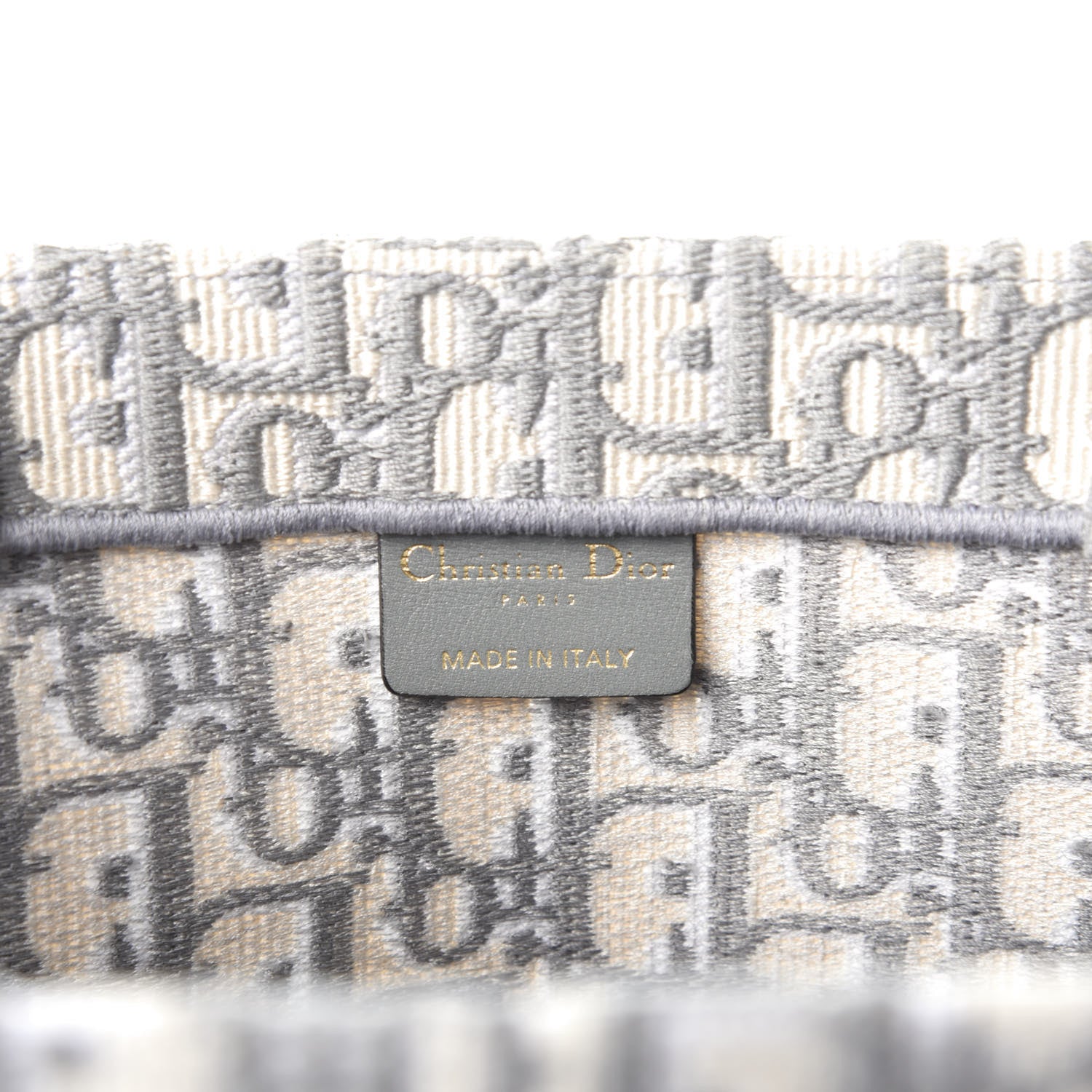 Christian Dior Oblique Large Book Tote Grey 6 of 9