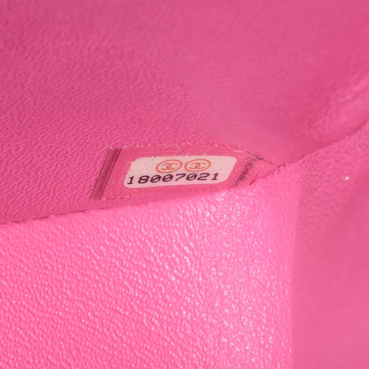Chanel Iridescent Caviar Quilted Mini Square Flap Pink 9 of 10