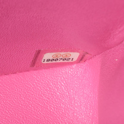 Chanel Iridescent Caviar Quilted Mini Square Flap Pink 9 of 10