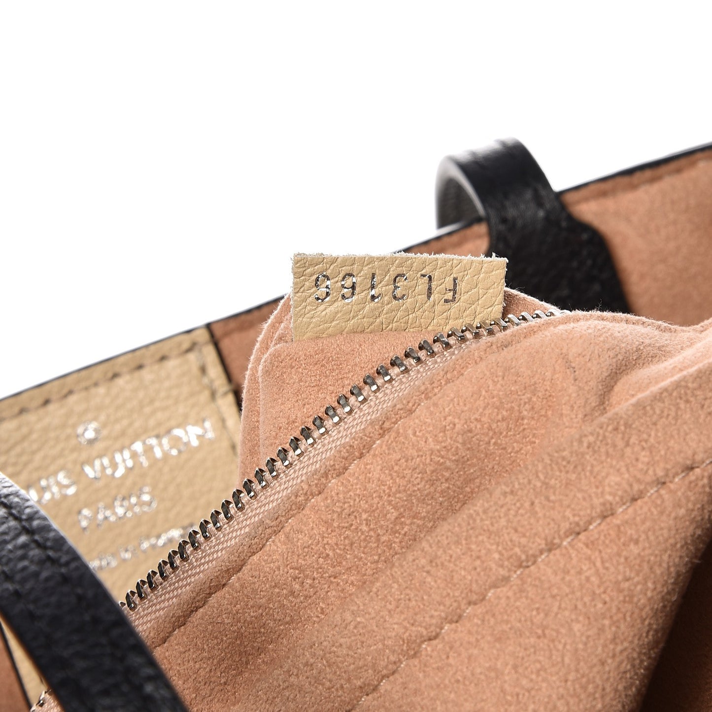 Calfskin Lockme Cabas Vanille Black