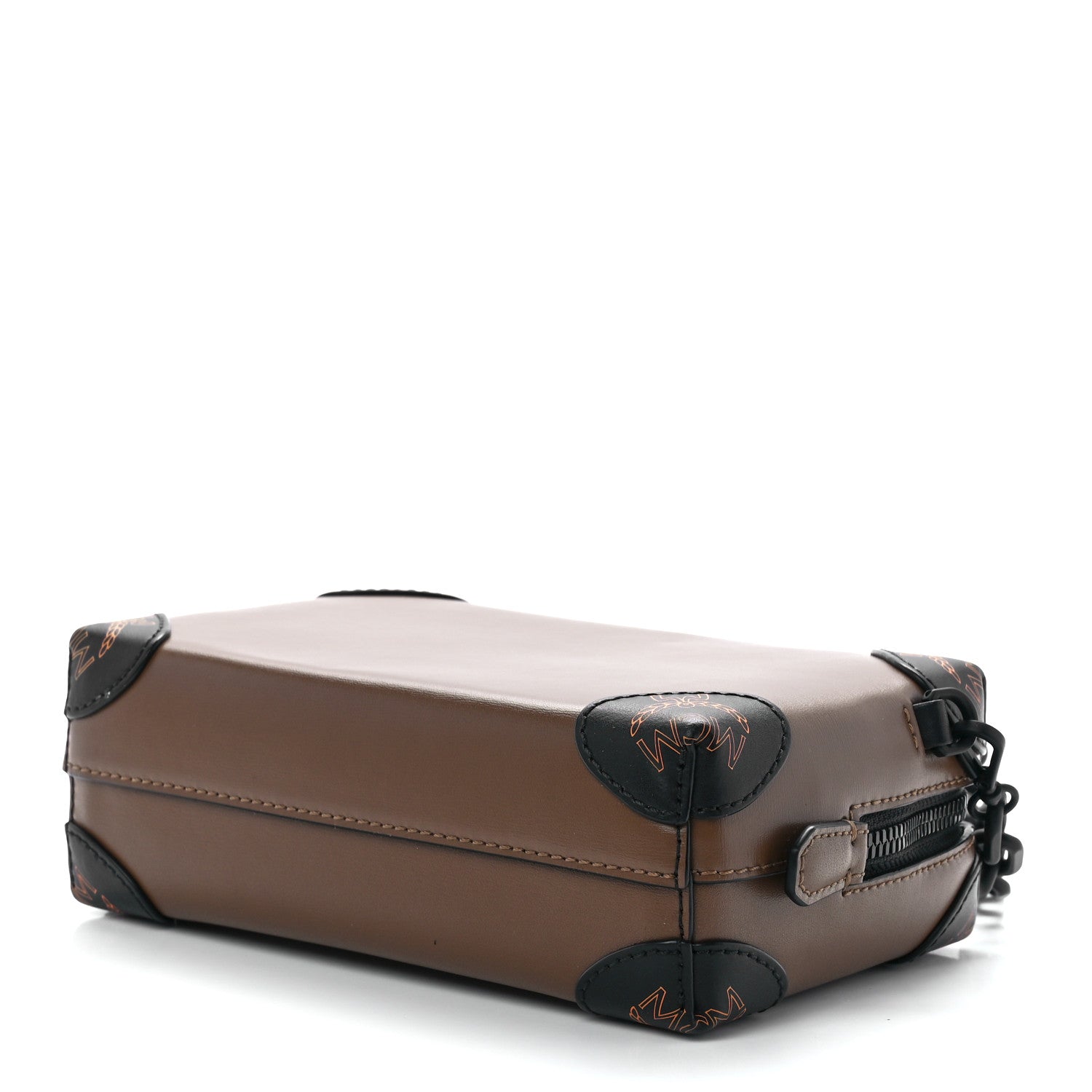 MCM Box Mini Berlin Logo Crossbody Toffee 9 of 11