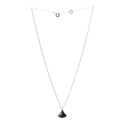 Bulgari 18K Rose Gold Diamond Black Onyx Divas' Dream Pendant Necklace 3 of 6