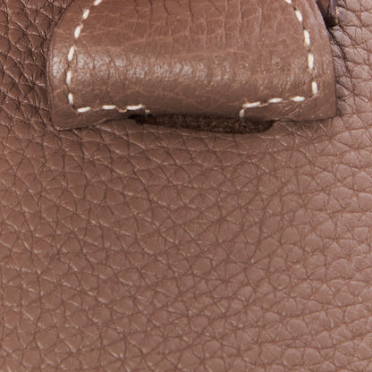 Hermes Taurillon Clemence Evelyne II PM Etoupe 8 of 8