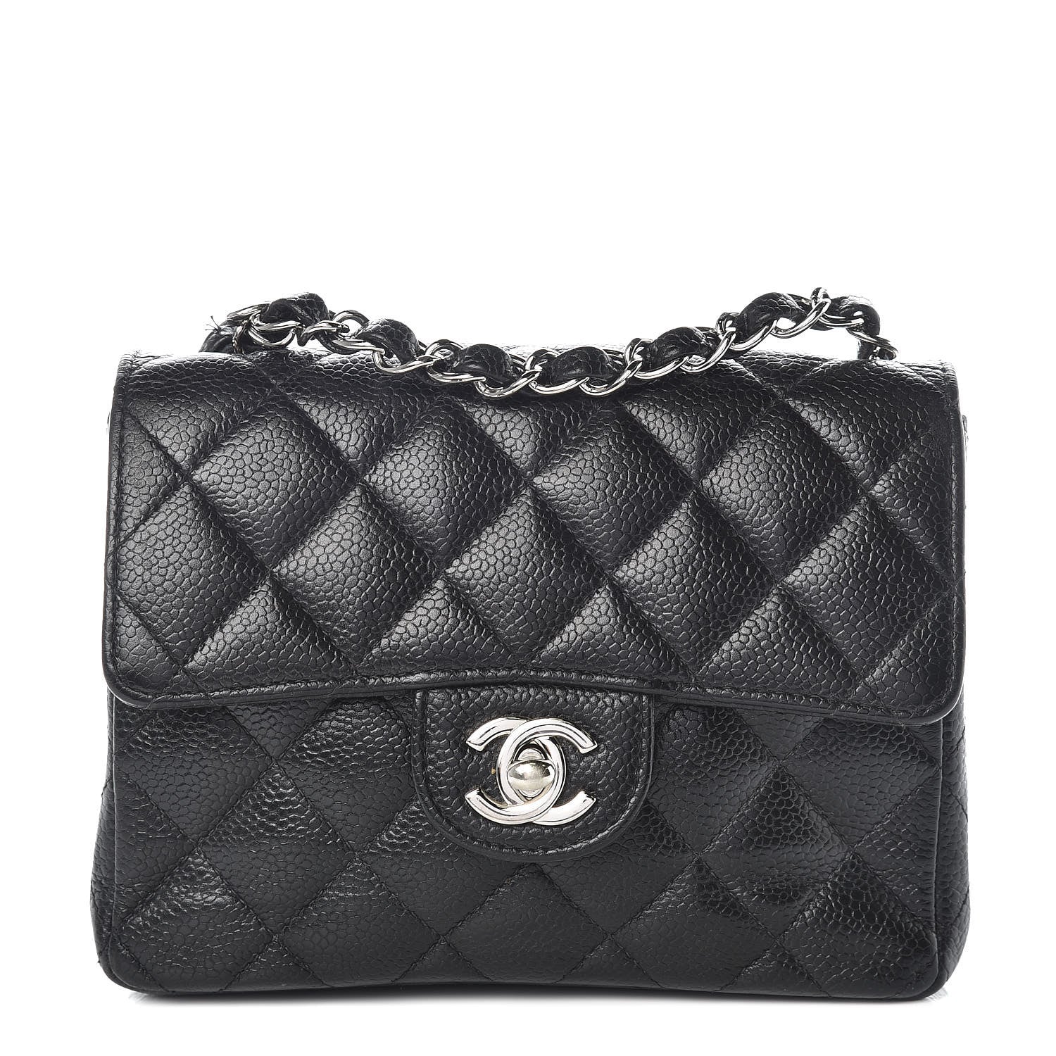 Chanel Caviar Quilted Mini Square Flap Black 1 of 9