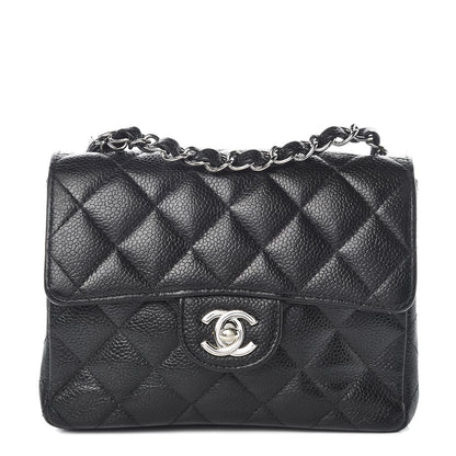 Chanel Caviar Quilted Mini Square Flap Black 1 of 9