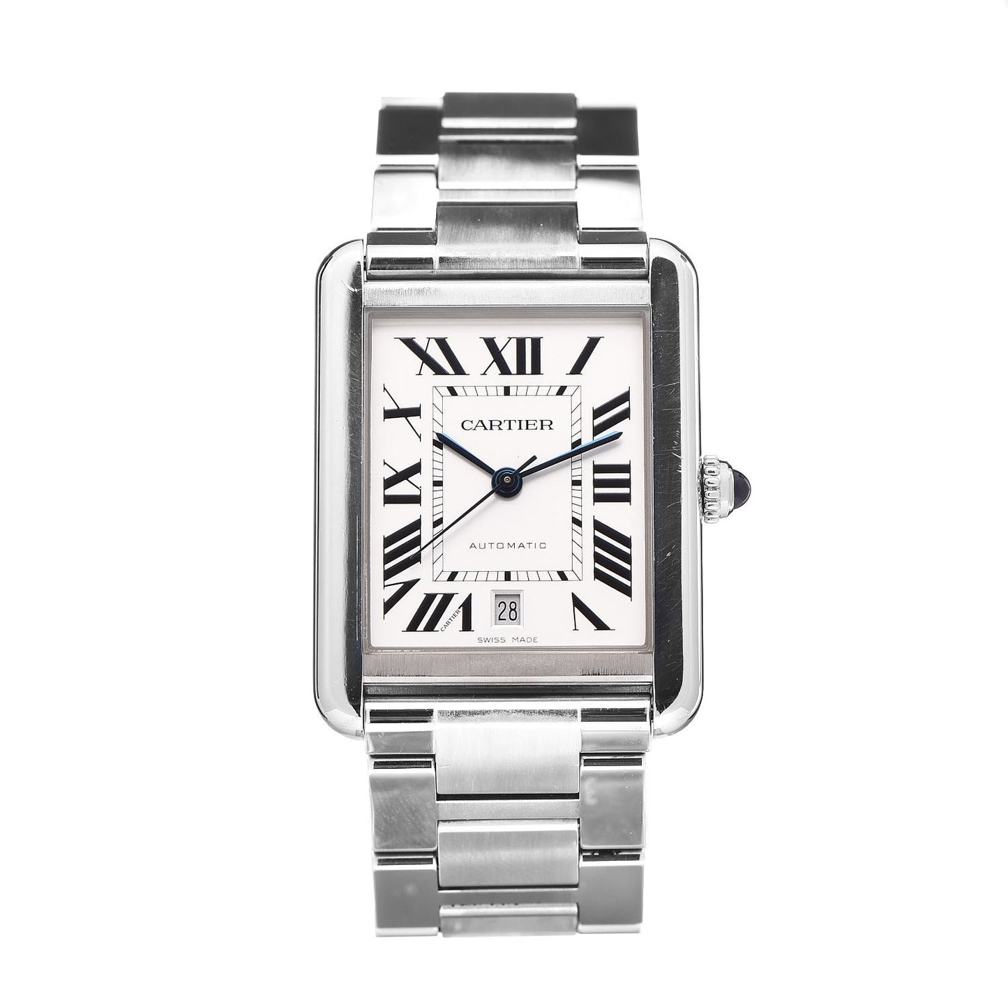 Stainless Steel 31mm Tank Solo Automatic Watch