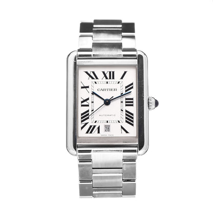 Cartier Stainless Steel 31mm Tank Solo Automatic Watch 1 of 7