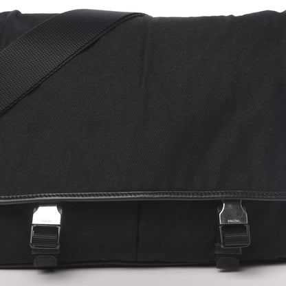Prada Tessuto Nylon Messenger Bag Black 13 of 13