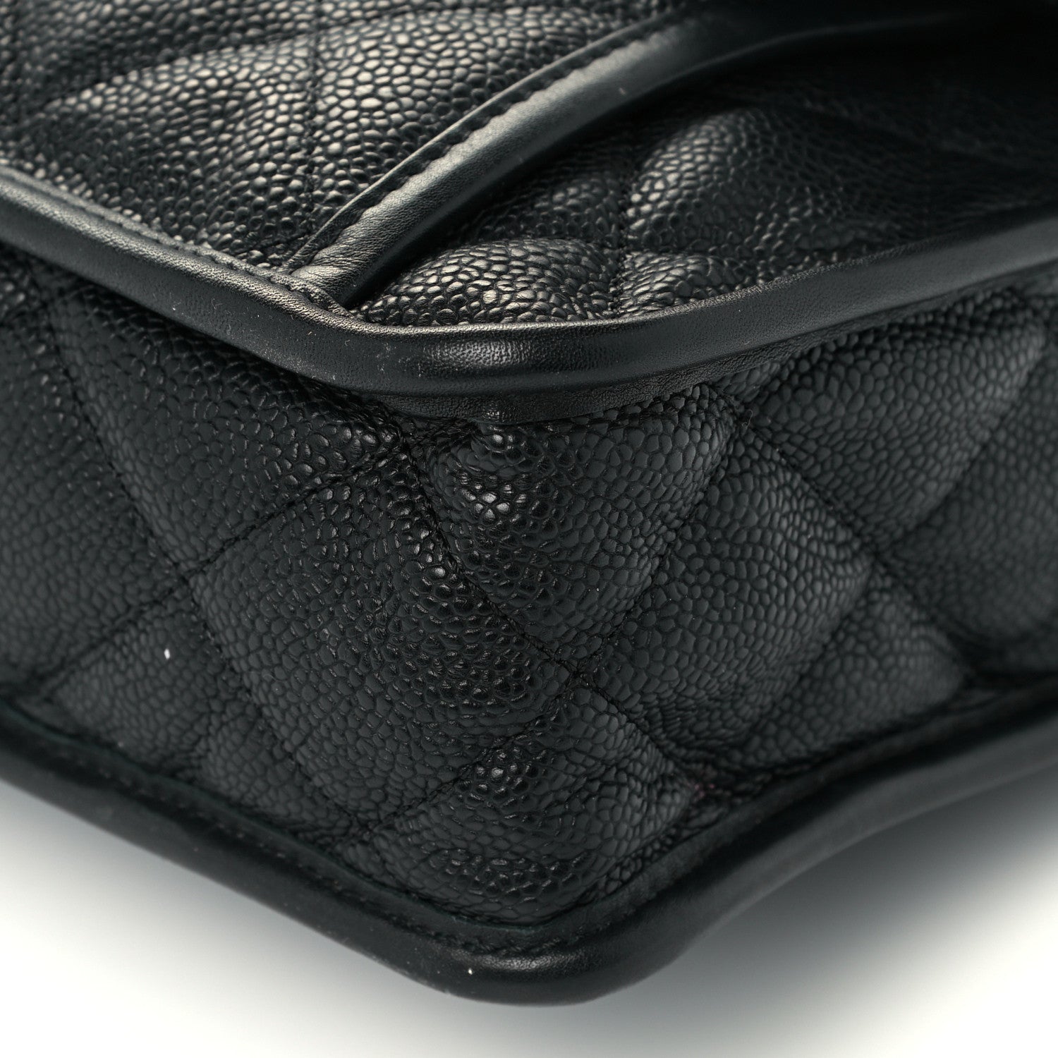 Chanel Caviar Quilted Large French Riviera Flap Black 11 of 11