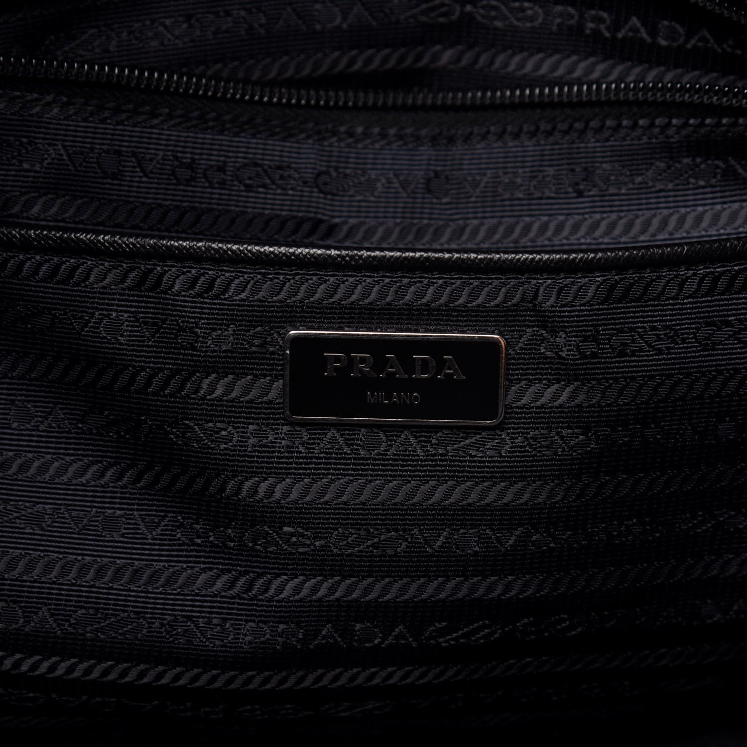Prada Tessuto Nylon Tote Black 6 of 13