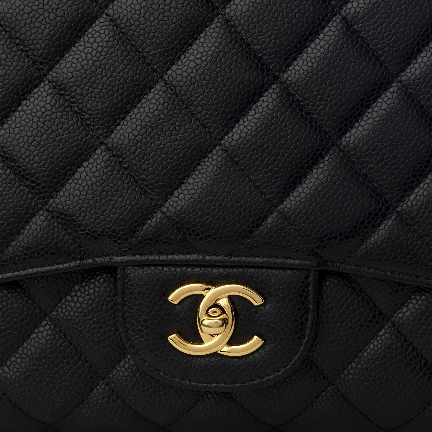 Caviar Quilted Maxi Single Flap Black