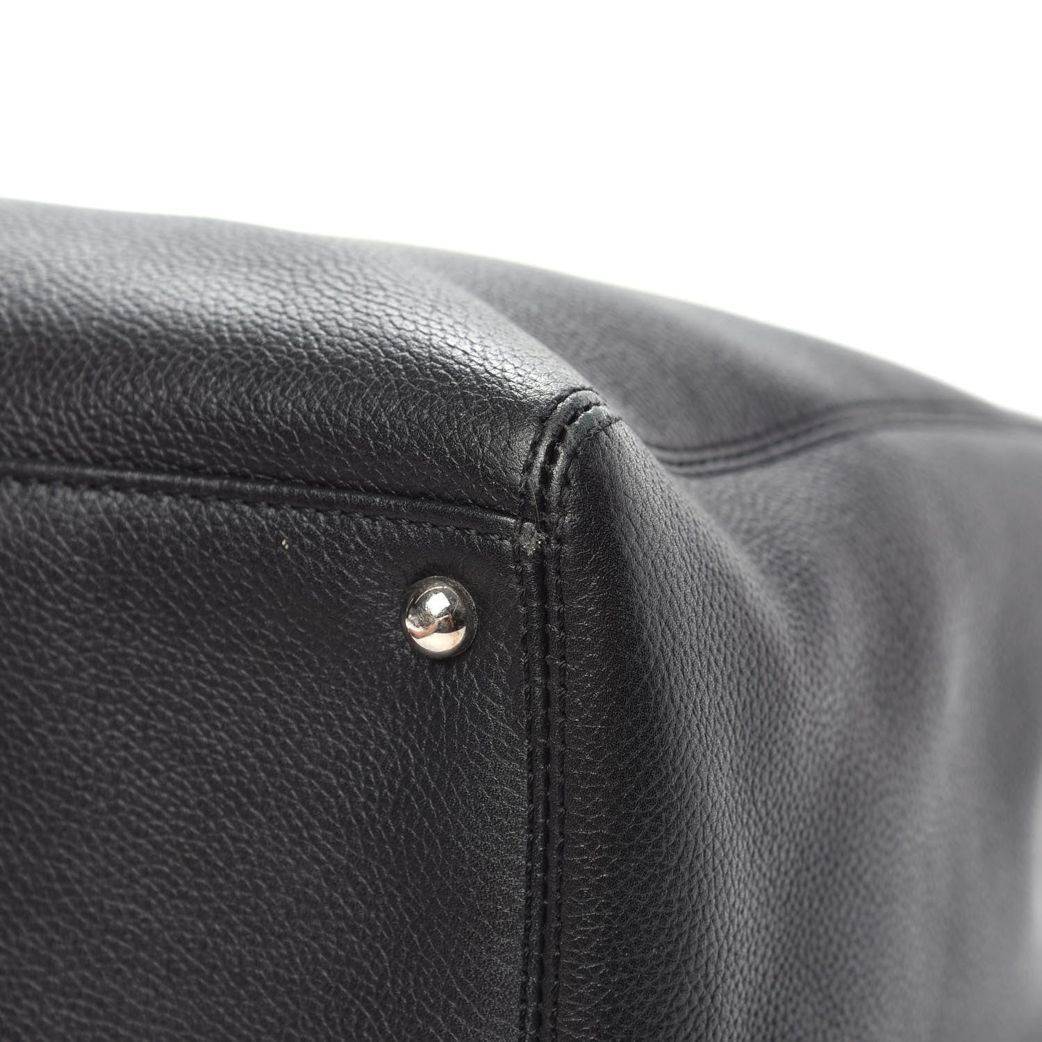 Chanel Calfskin Cerf Executive Shopper Tote Black 12 of 15