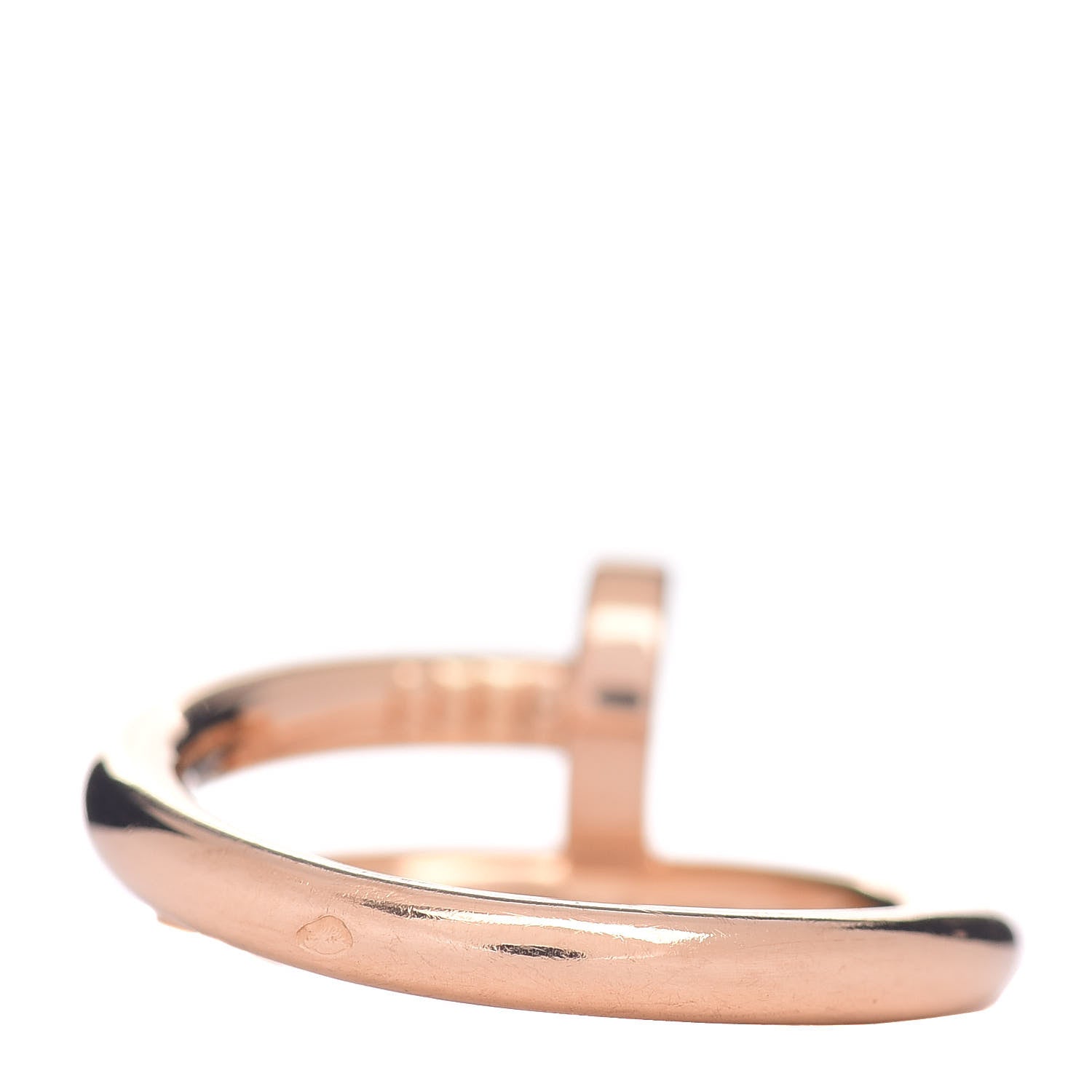 Cartier 18K Pink Gold Juste Un Clou Ring 55 7.25 3 of 5