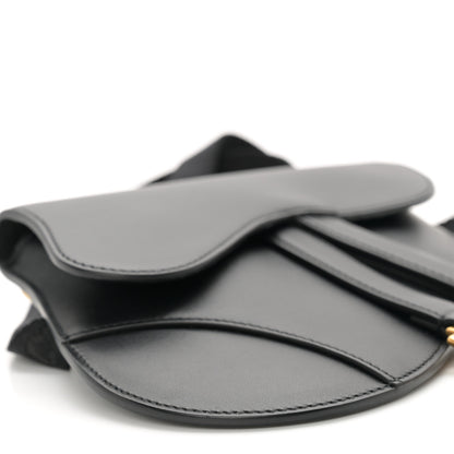 Christian Dior Calfskin Saddle Belt Bag Black 8 of 9