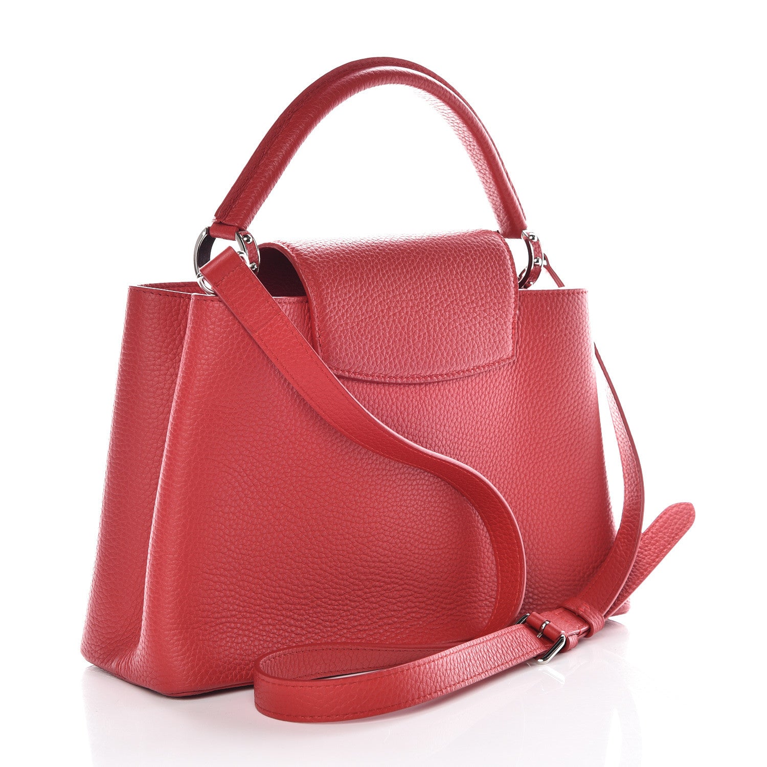 Louis Vuitton Taurillon Capucines PM Rubis 3 of 21