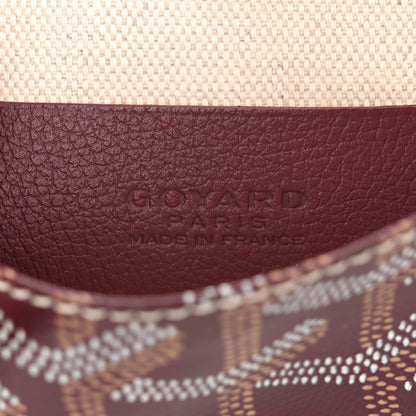 Goyard Goyardine Plumet Wallet Clutch Burgundy 7 of 10