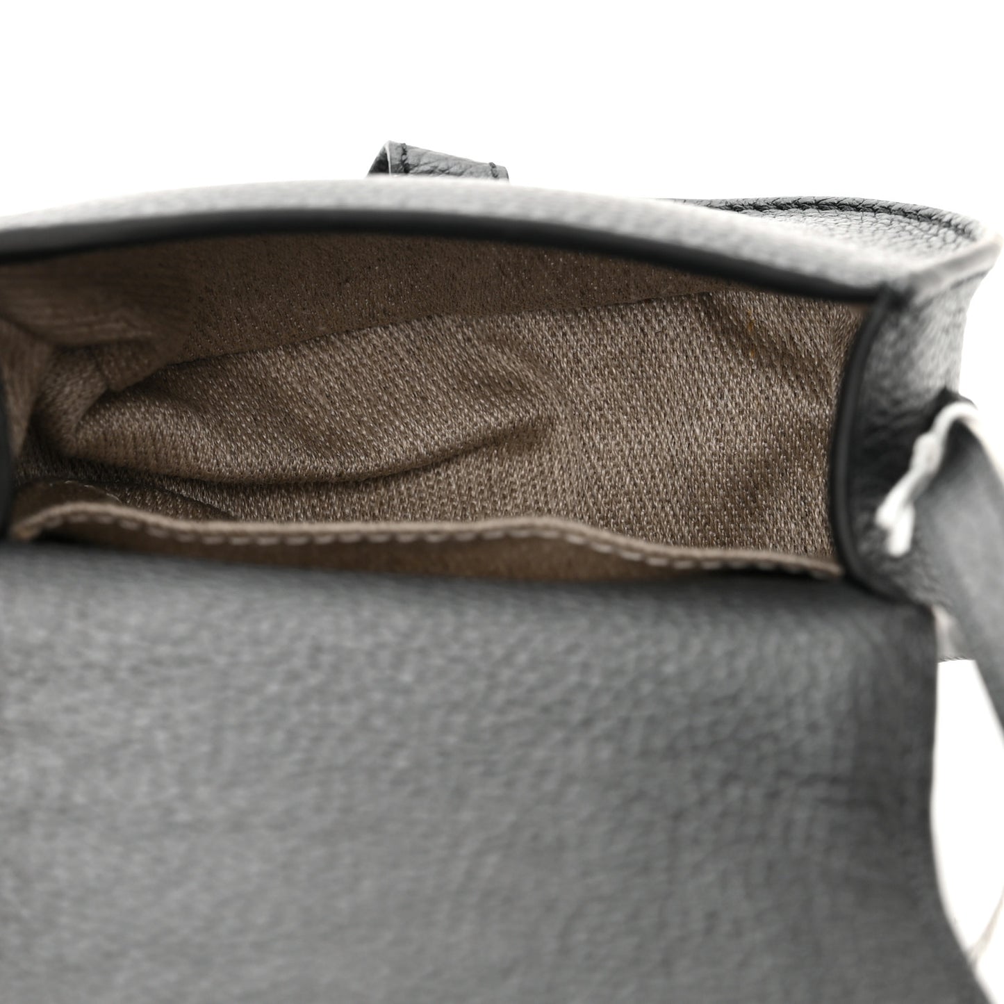Calfskin Nano Marcie Saddle Bag Black
