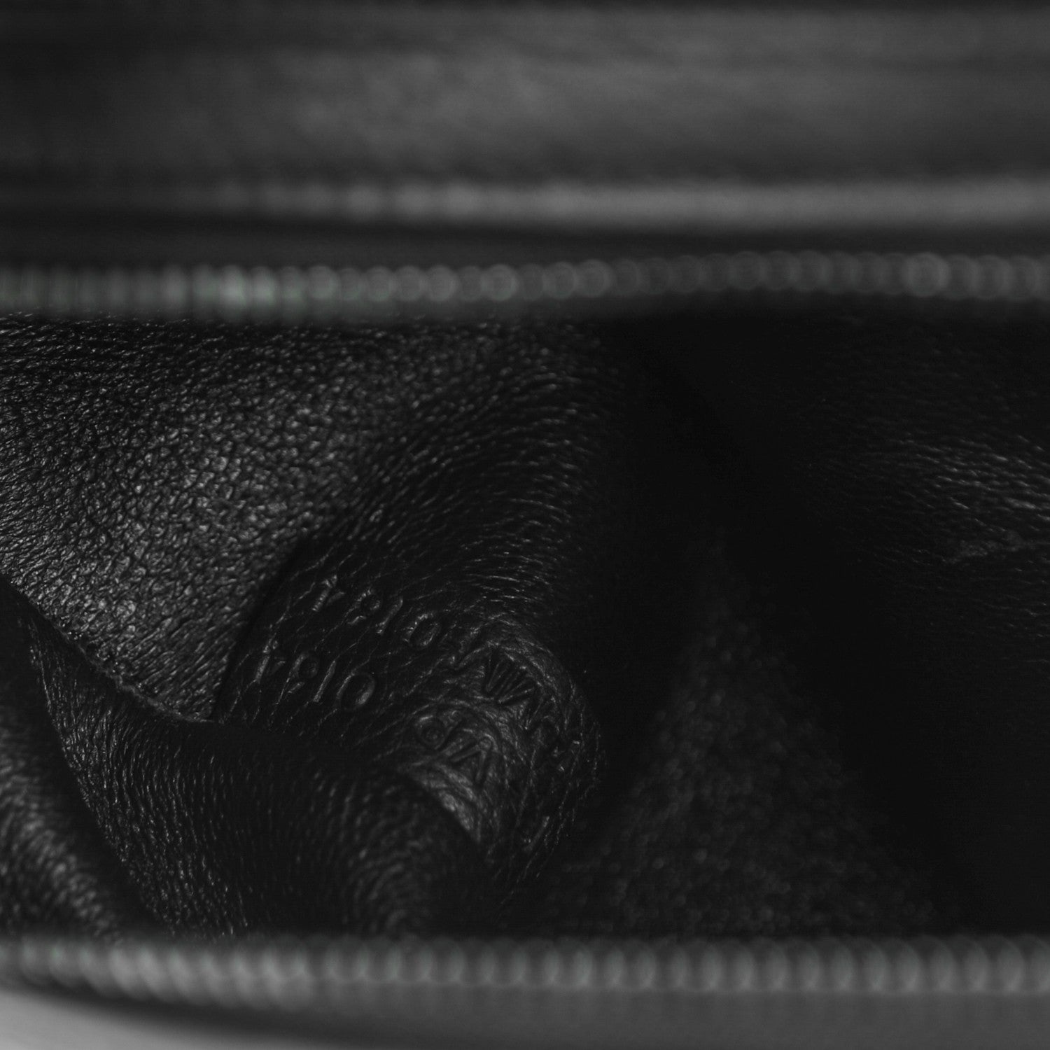 Celine Drummed Calfskin Suede Large Trapeze Black 8 of 8