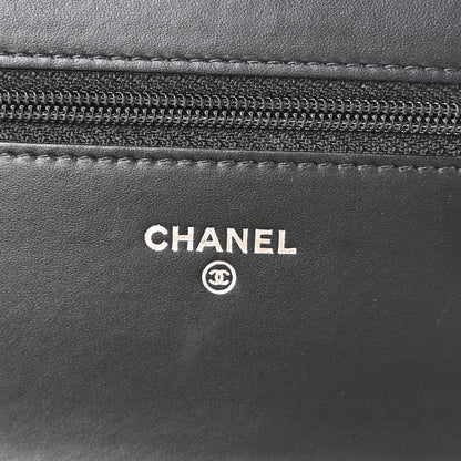 Chanel Patent Quilted Golden Class Wallet on Chain WOC Black 6 of 12