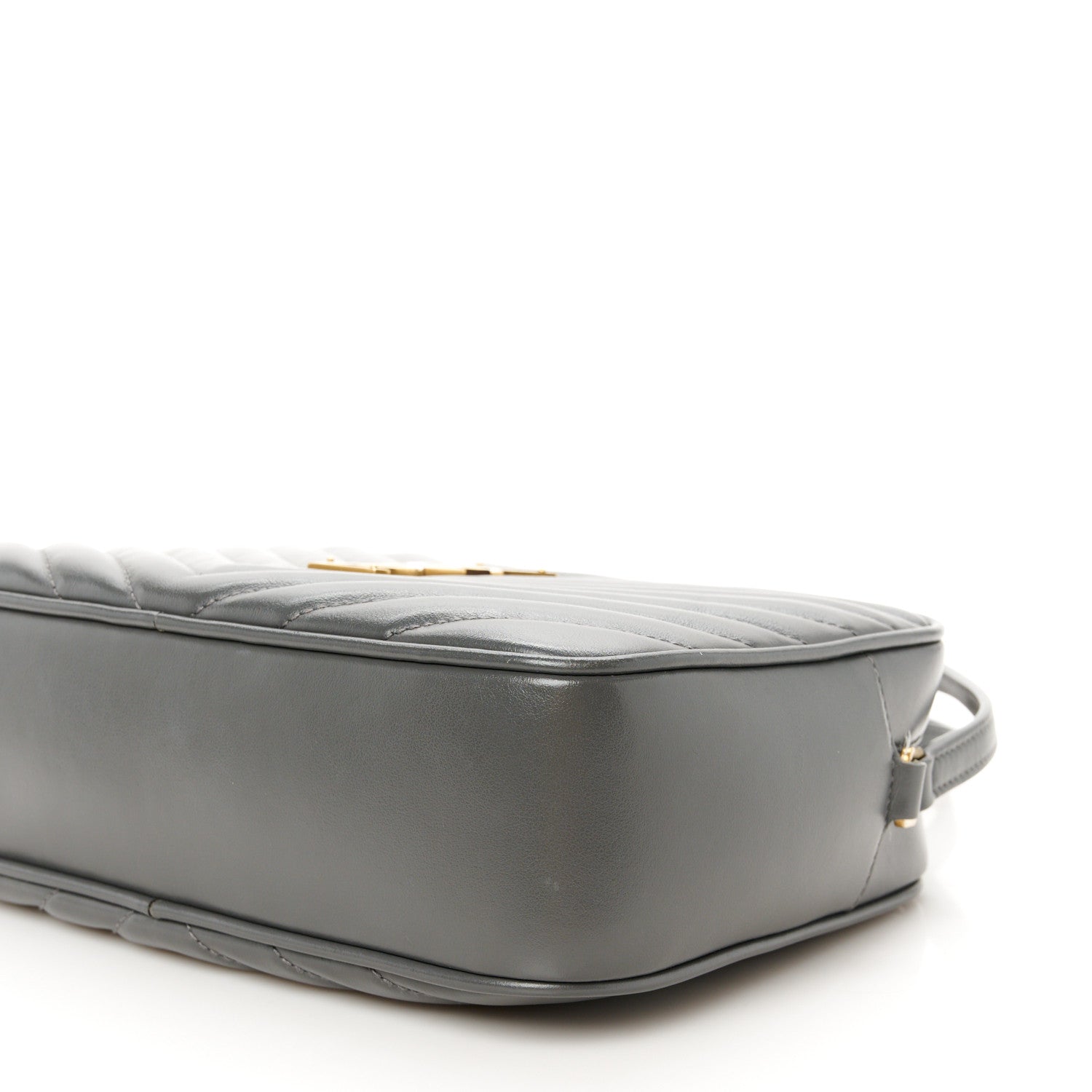 Saint Laurent Calfskin Matelasse Monogram Lou Camera Bag Storm 10 of 10