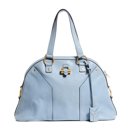 Saint Laurent Calfskin Large Muse Light Blue 1 of 9