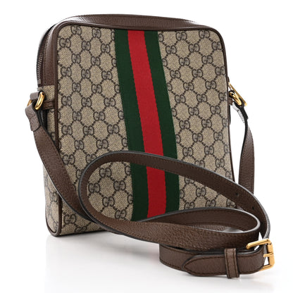 Gucci GG Supreme Monogram Web Small Ophidia Messenger Bag Brown 3 of 10