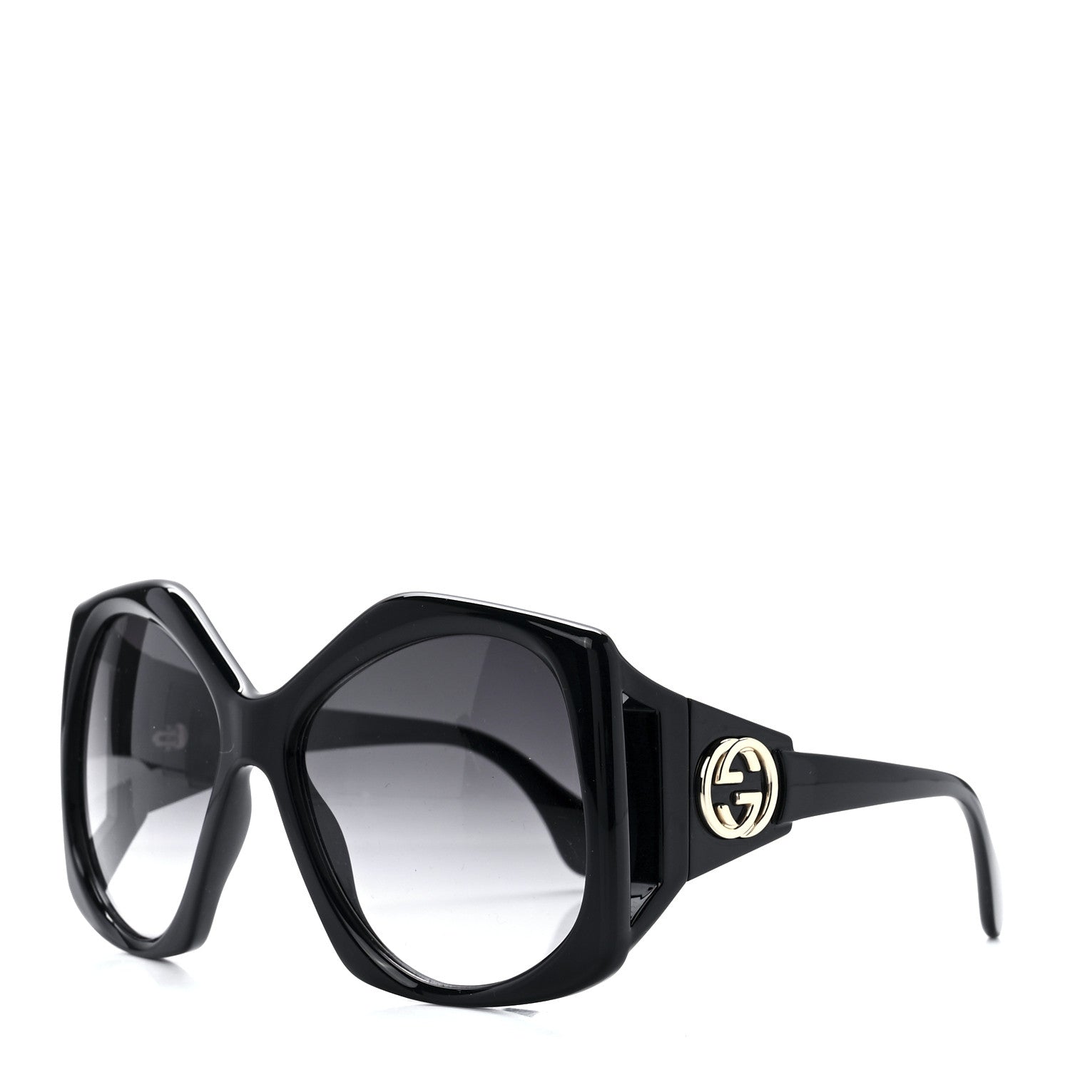 Gucci Round Sunglasses GG0875S Black 1 of 8