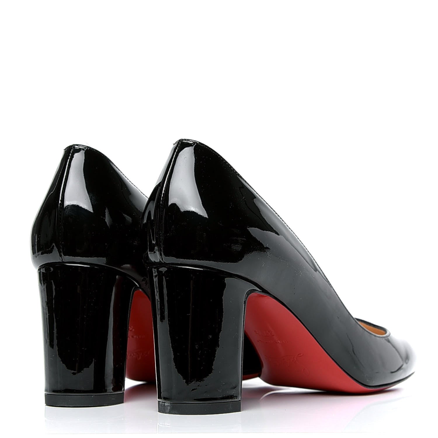 Christian Louboutin Patent Cadrilla 70 Pumps 37.5 Black 3 of 8