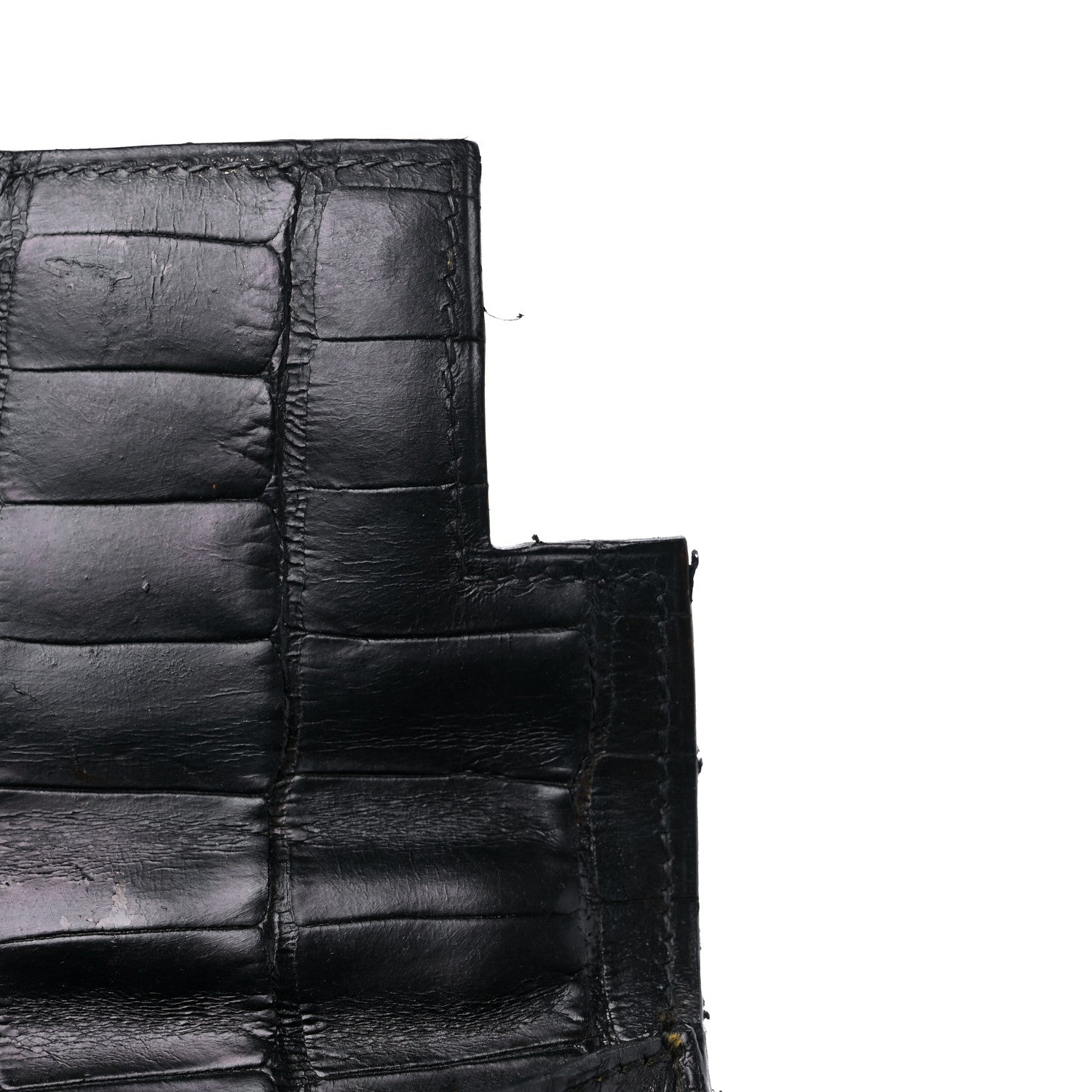 Hermes Matte Alligator Kelly Sellier 32 Black 15 of 25