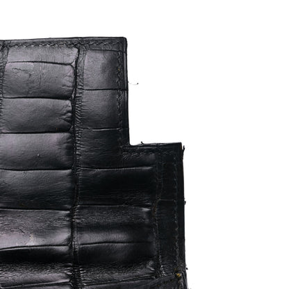 Hermes Matte Alligator Kelly Sellier 32 Black 15 of 25