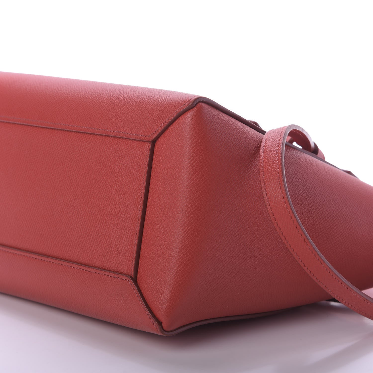 Celine Baby Grained Calfskin Micro Belt Bag Coquelicot 7 of 11