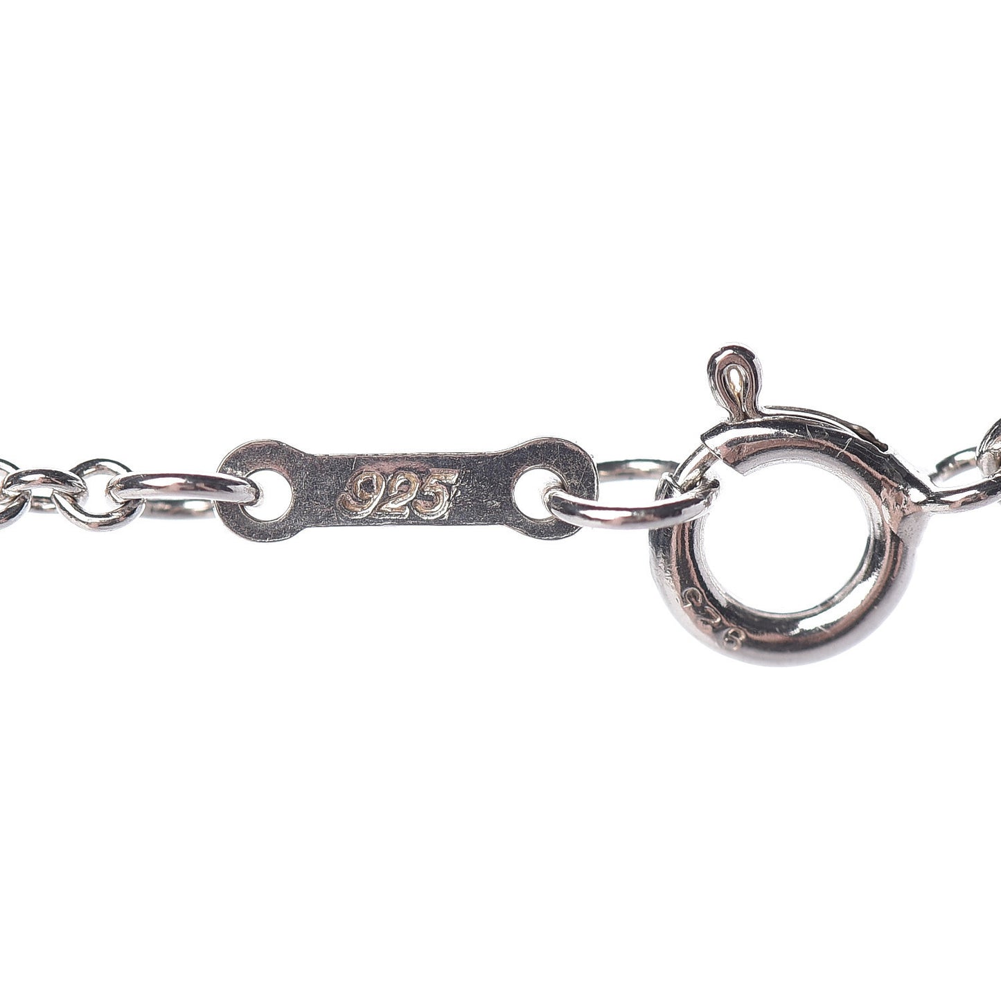 Sterling Silver Elsa Peretti 5 Open Hearts Necklace